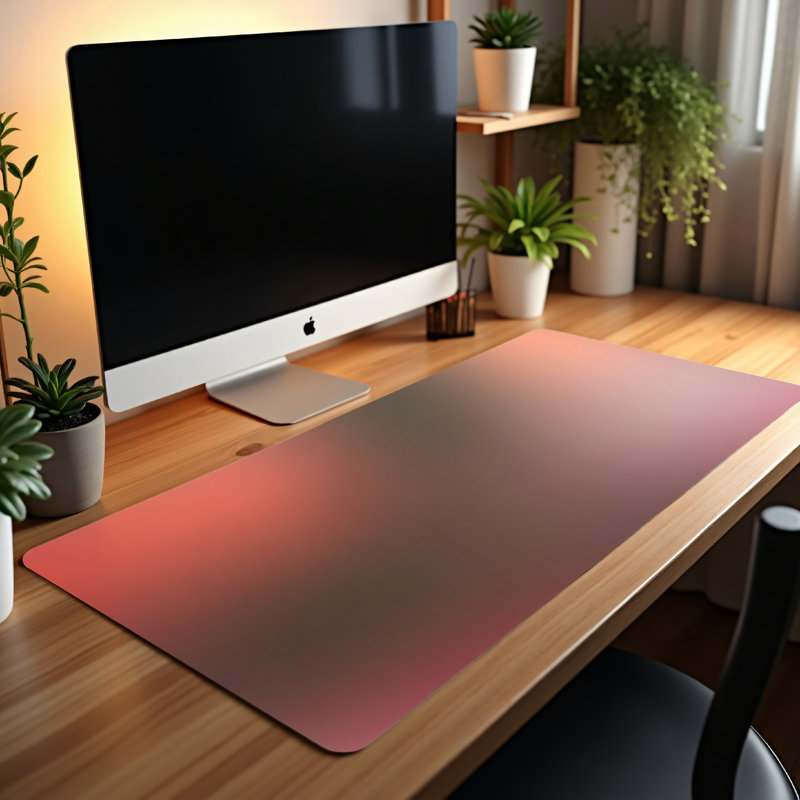 Polyester Desk Pad, 31.5x15.5
