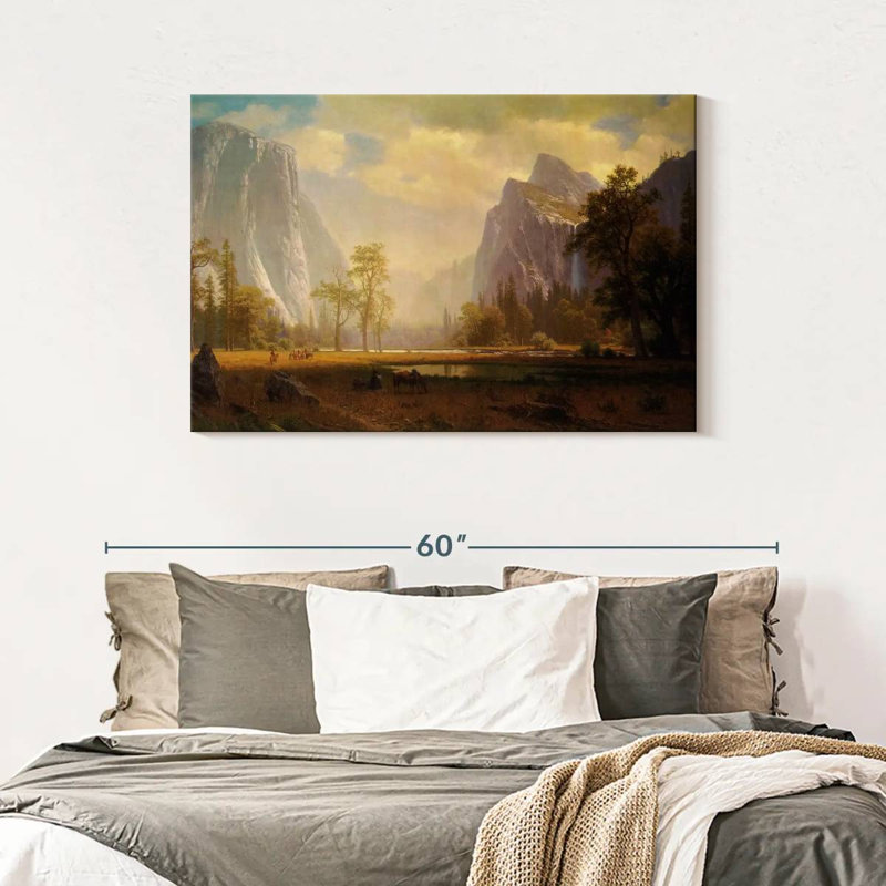 Alvord regardant la vallée de Yosemite, H 30 po x l 45 po