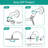 Rain Adjustable Shower Head 1.8 GPM GPM-86758541