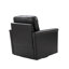 Fauteuil pivotant en cuir 2 pièces Boedy-87110618