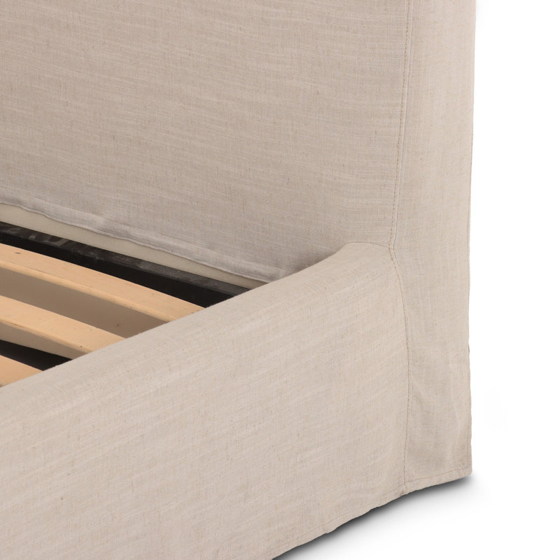 Daphne Upholstered Bed, Queen, Brussels Pine