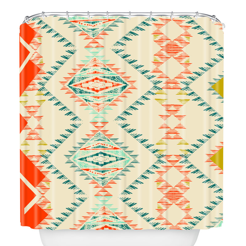 Geometric Shower Curtain