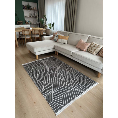 Tapis en coton Laneta avec envers antidérapant