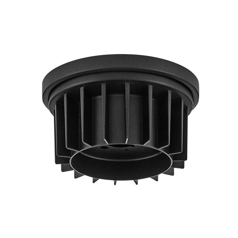 Draftsman Flush Mount Ceiling Fan Kit, Black
