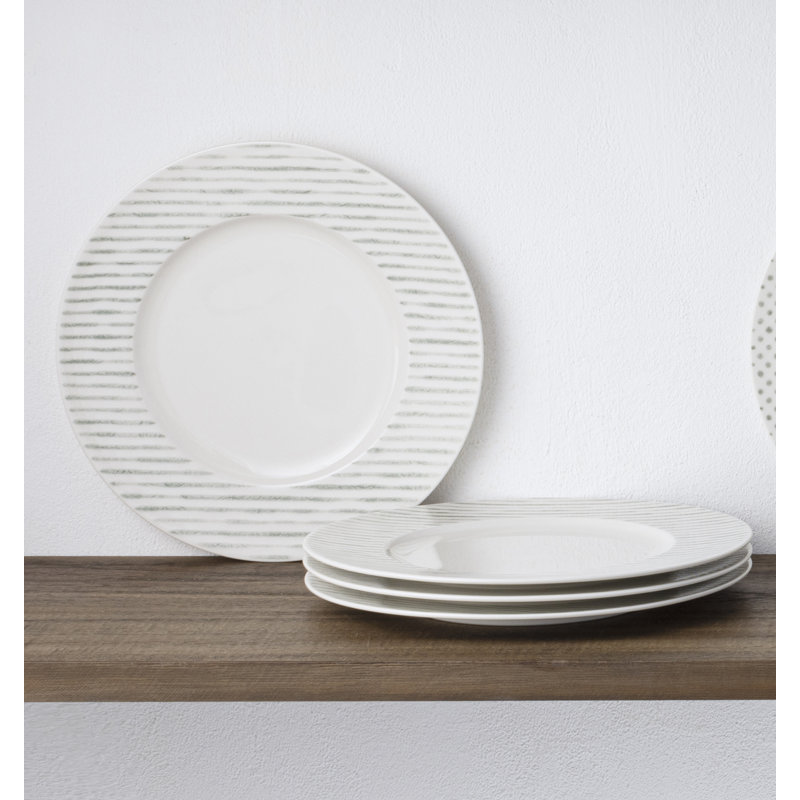 Assiettes à salade Noritake - 9,5 po, Vert