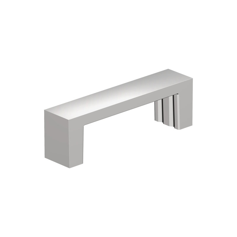 Poignée d'armoire en chrome poli centre à centre Augment - 3 po (76 mm) - paquet de 25, Chrome poli, 3"