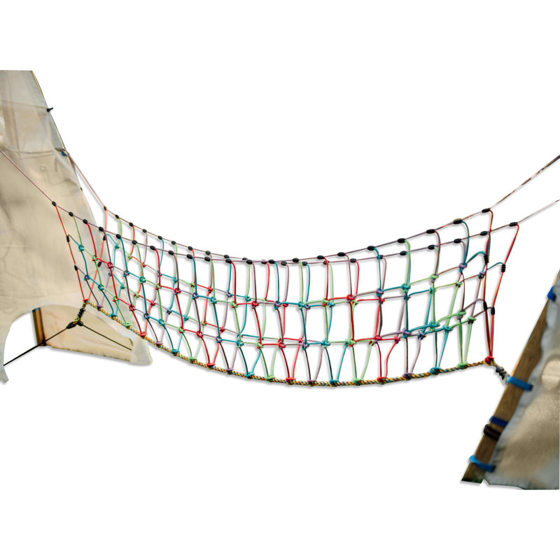 Heavy-Duty UV-Protected Nylon Rambler Rope Bridge