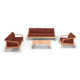 Elswick Teak 6 - Person Patio Conversation Sets with Cushions