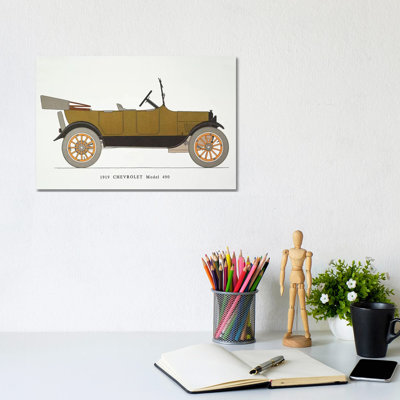 Auto: Chevrolet, 1919 - Wrapped Canvas Print