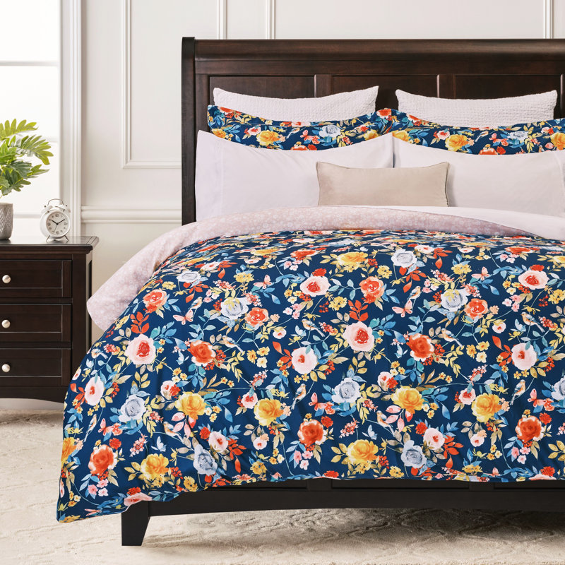 Ensemble de housse de couette réversible en microfibre Chanasya, Housse de couette très grand + 2 taies d'oreiller