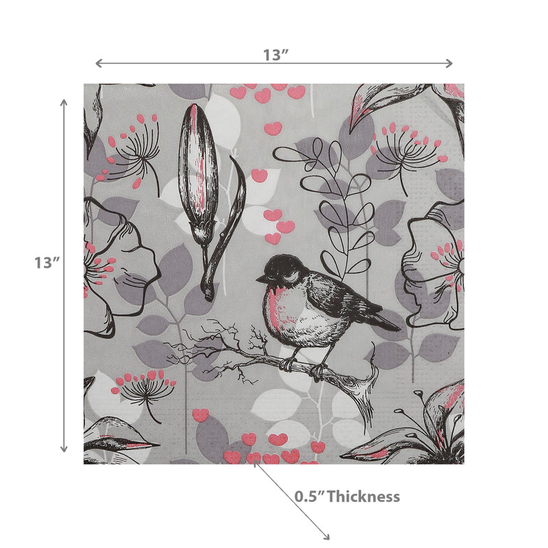 Paper Floral Napkin
