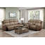 Canapé inclinable en microfibre rembourré en bois massif avec canapé 1 pièce