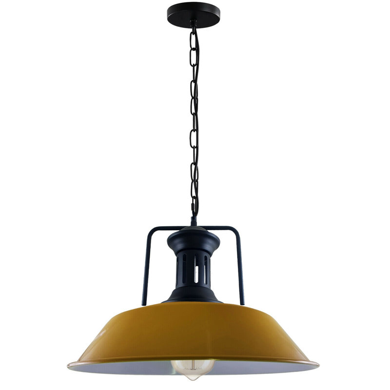 Daigle 1 - Light Dome Pendant, Yellow