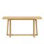 Console de 59,84 po, élégante table d'entrée rectangulaire, console d'extérieur pour patio, table de couloir robuste, canapé-2113966763