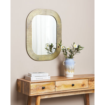 Adriao Metal Curved Mirror
