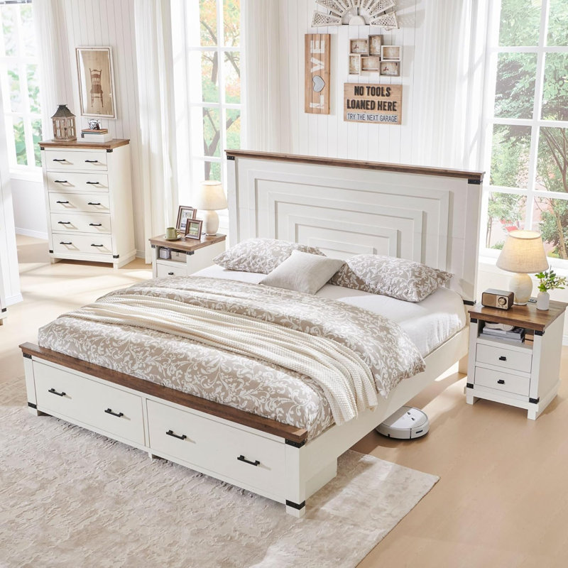 Dazjah Storage Platform Bed, King