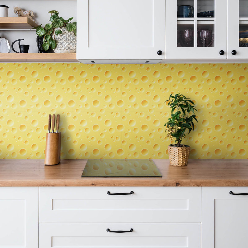 Charne 30 x 30 cm PVC Tile in Yellow