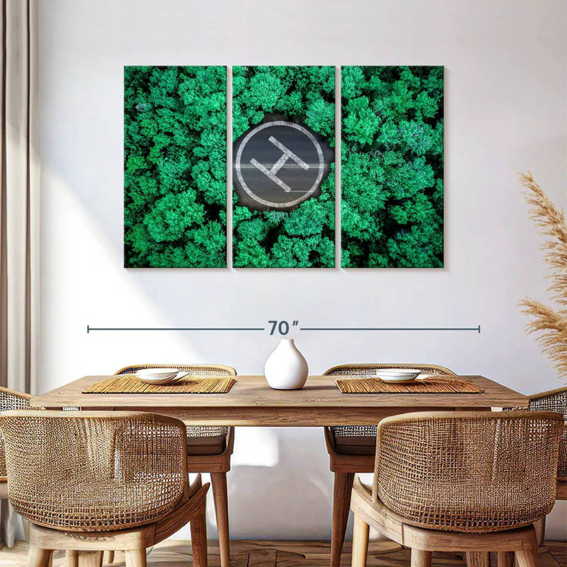 Mehar Jungle Helipad, 36" H x 57" W