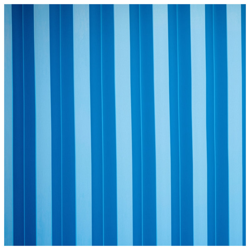 Couvertures bleues à rayures verticales, L 60 po x H 80 po