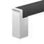Poignée barre 3 3/4 po en métal et aluminium-47360673