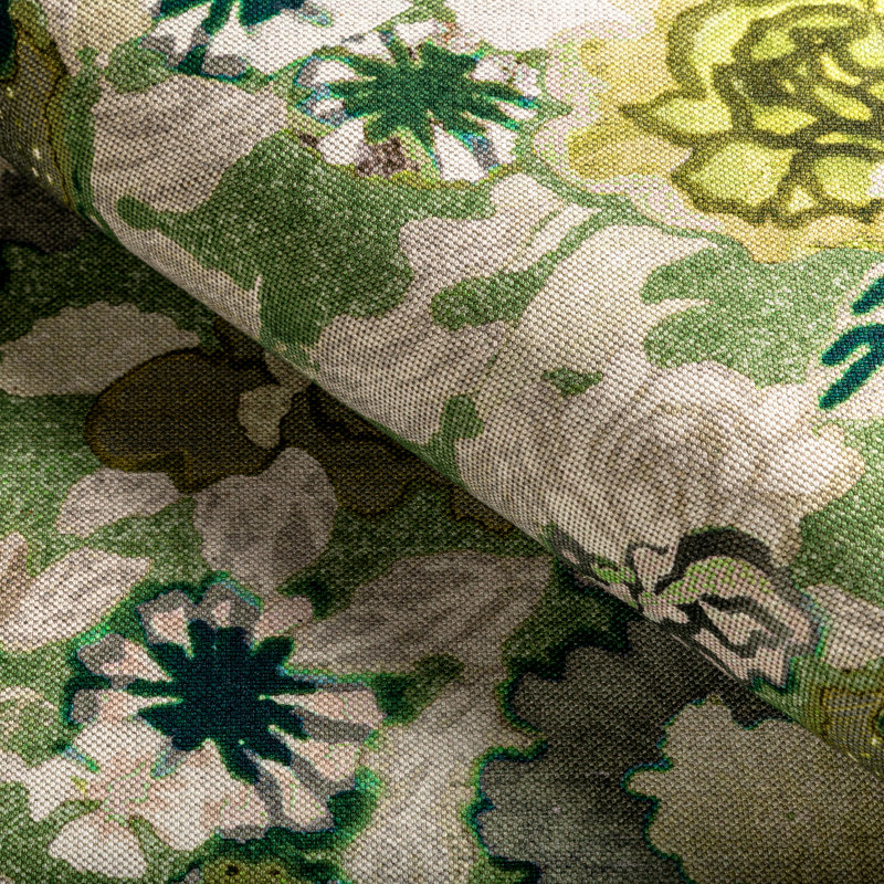 Rhapsody Arioso Print Fabic, Stone/Jade