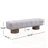 Upholstered Dining Bench for Dining Room, No-Assembly Entryway Ottoman with Versatile Use and Comfortable Seating-1010718978