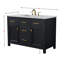 Ensemble de meuble-lavabo simple 48 po avec plateau en pierre Marquist-1484977469