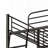 Bedroom Dormitory Twin Size Black Metal Triple Bunk Bed Can Be Disassembled Into Three Beds