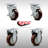 4 Piece Polyurethane Caster Set-92145789