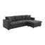 Canapé modulaire 3 pièces rembourré-707571718