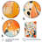 " Colorful Mid Century Atomic Abstraction II "-595168737-595168743