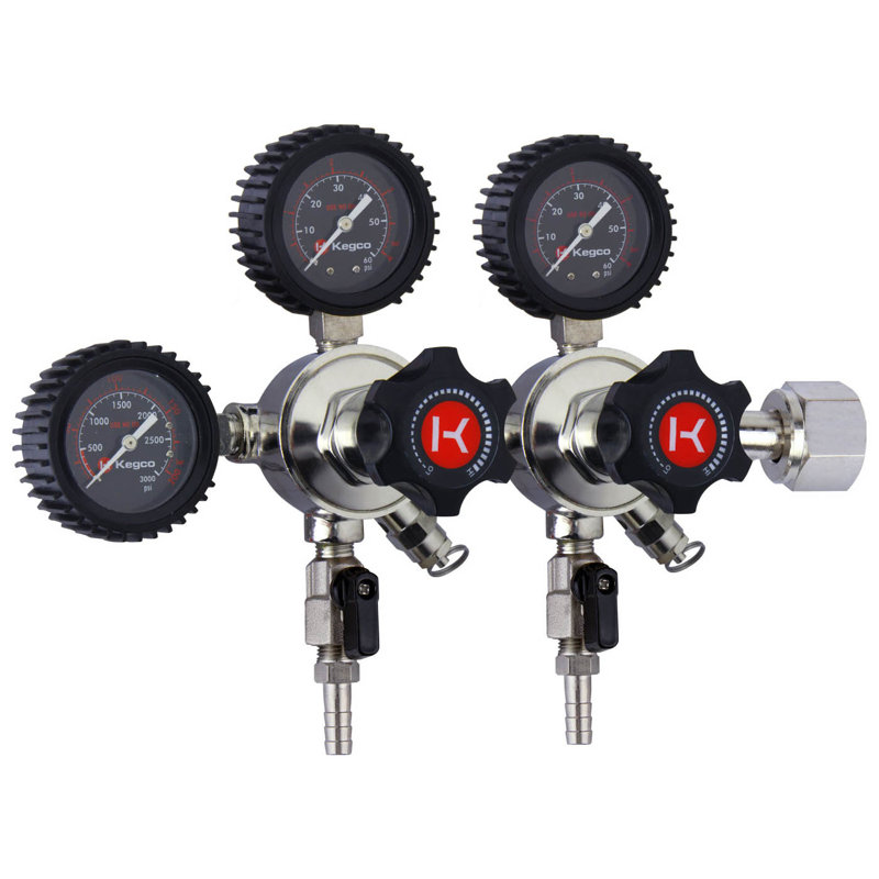 Kegco Elite Series Chrome Outdoor Dual Tap Built-In Kegerator with