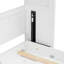 Lit escamotable pleine grandeur peu encombrant avec lumière DEL, pliable dans l'armoire, idéal pour les petites pièces et les espaces polyvalents (matelas non inclus)-246590994