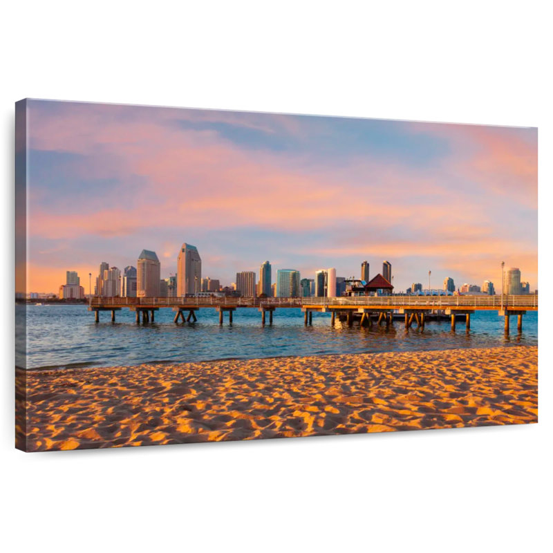 Horizon de la plage Sirci Coronado, H 16 po x l 24 po