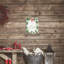 «Wish You Merry Christmas» et plaque murale Bow, design par Nan