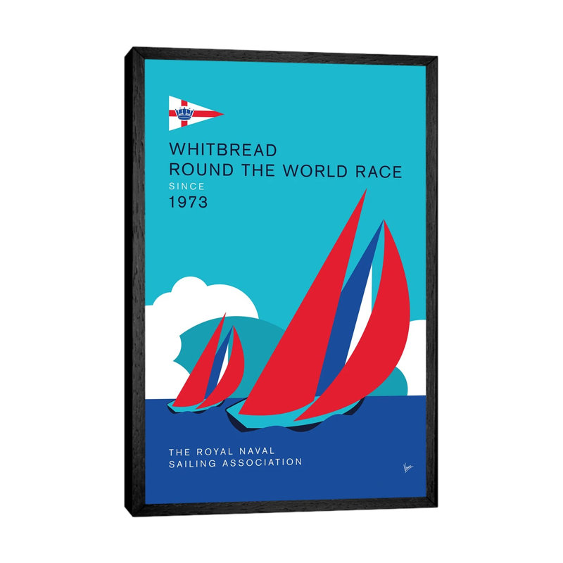 1973-Whitbread 1 Piece Wall Art on Canvas, 101.6 cm H x 66.04 cm W  x  4.445 cm D, Black