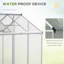 Serre de jardin en polycarbonate de 6 pi avec l 6 po