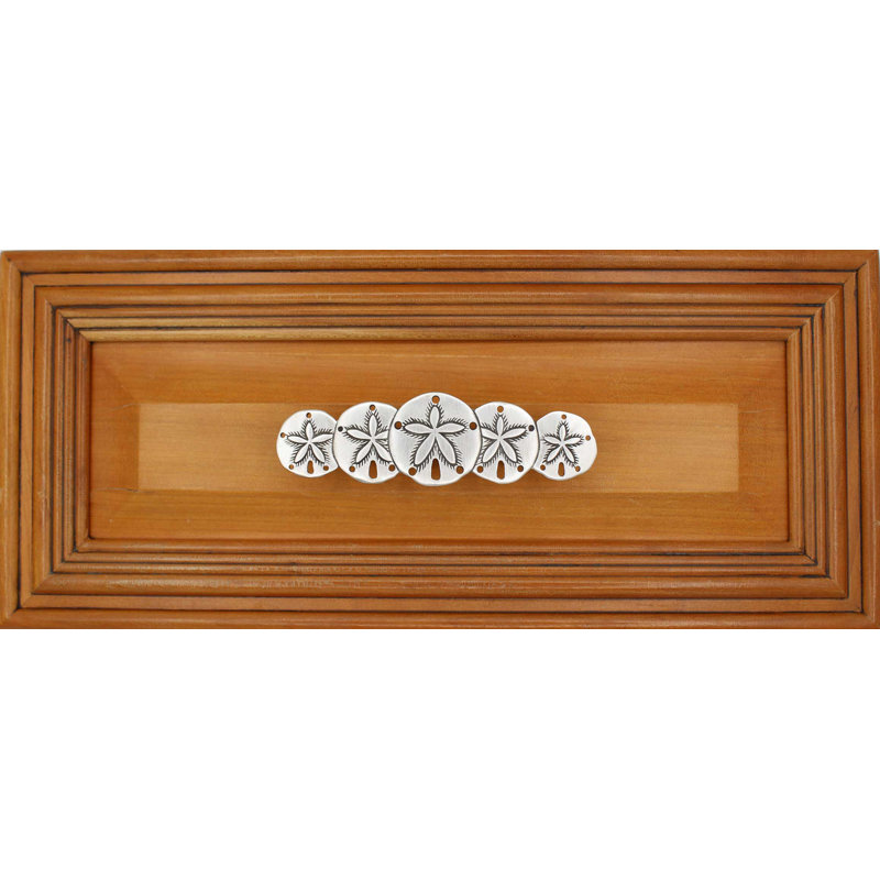 Sand Dollar 3" Center to Center Pull, Brushed Nickel