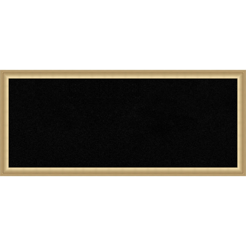 Panneau de liège noir Florence, 14 po x 32 po, Or
