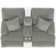 Eliava 86" Zero Gravity Power Reclining Console Loveseat