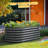  Screwless 6x3x2 ft Raised Garden Bed Heightened Galvanized Planter Box for Outdoor Gardening Dark Gray-2102518077
