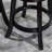24" Counter Height Swivel Stool, -Colored, Charcoal Fabric Seat - Fashionable & Functional Floor Protectors Included-591052166-591052165