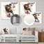 Joueur de hockey américain en action I - Décoration murale moderne en métal-87839692