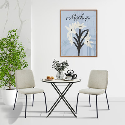 Ensemble de 2 chaises de salle à manger Prisca