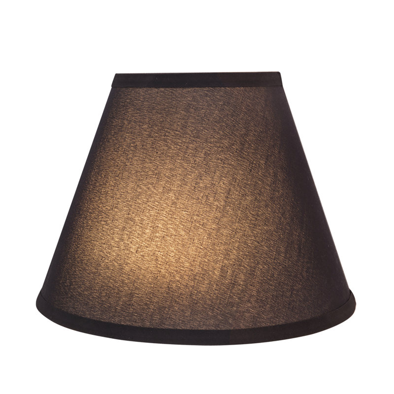 Abat-jour empire en lin 10 po, Coquille d'œuf, H 7,5 po x l 10 po x P 6 po