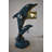 Two Dolphins Mailbox Made Of Bronze Statue Size: 48" X 31" X 68"H