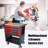 30.3'' W 4 -Drawer Steel Bottom Rollaway Chest with Wheels