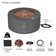 AEGEAN 36" Round Steel Propane or Natural Gas Fire Pit Table by Real Flame