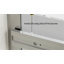 Porte de douche coulissante simple sans cadre ivoire l 48 po x H 76 po-102352823