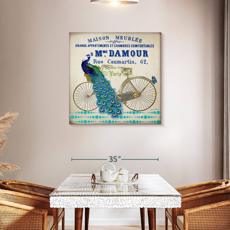 Crowle Peacock On Bicycle II